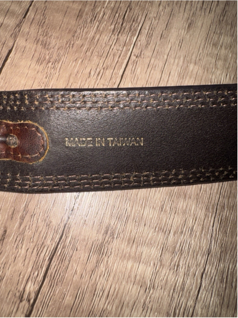 Ariat Brown Leather Belt Size 40 Western Ranch Cowboy Workwear Genuine Leather - Picture 13 of 14